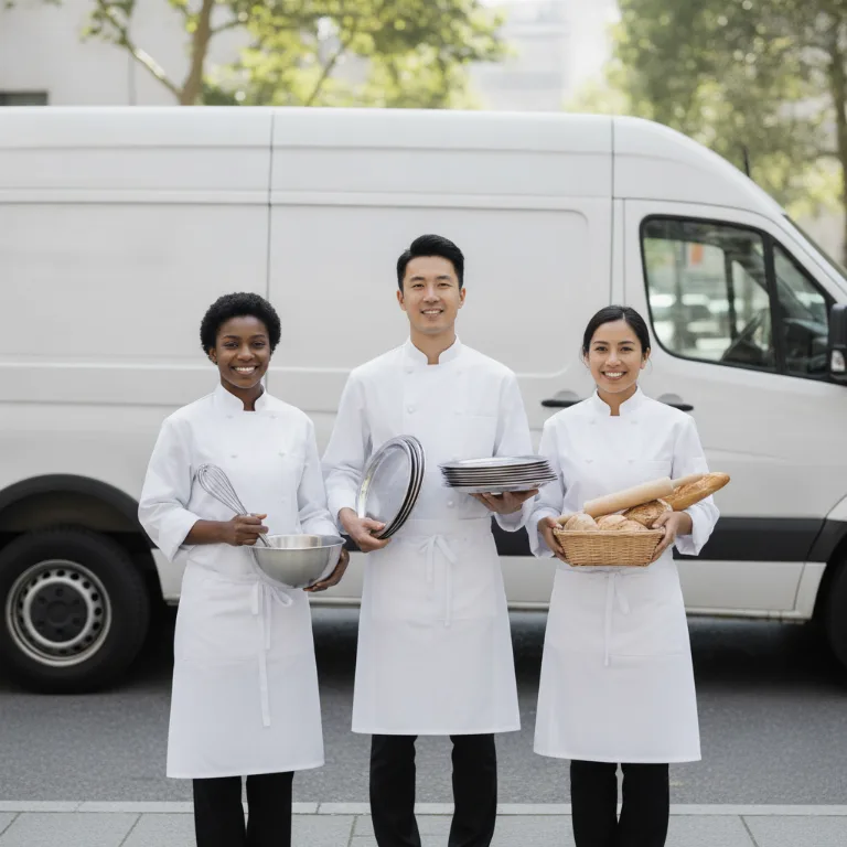 Catering team in Adelaide Hills